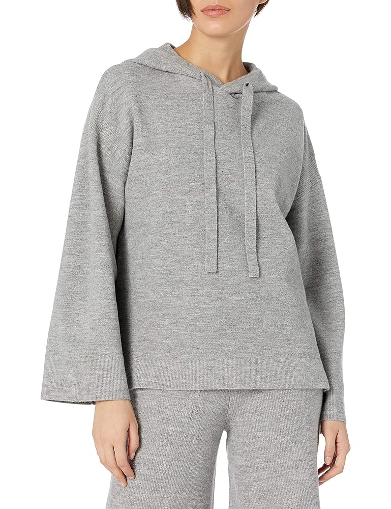 Cable Stitch Women's Oversized Wide Sleeve Hoodie Sweater
